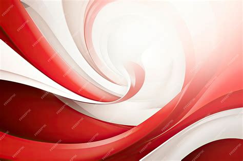 Premium AI Image | Red and white background with empty space for text