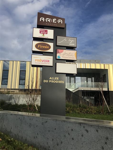 Totem Exterieur Publicitaire Amiens Dunkerque Roubaix