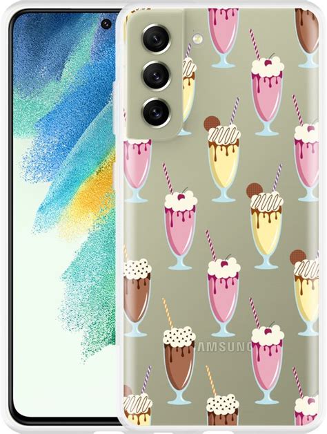 Cazy Hoesje Geschikt Voor Samsung Galaxy S Fe Milkshakes Bol