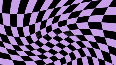 Aesthetic Purple and Black Distorted Checkerboard, Checkers Wallpaper ...