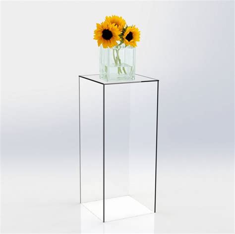 Clear Acrylic Pedestals Plexiglass Pedestals Plastic Etsy