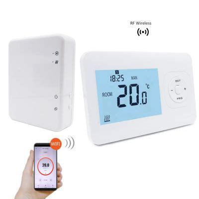 Wifi Wireless Smart Heating And Cooling Thermostat For App Controlled