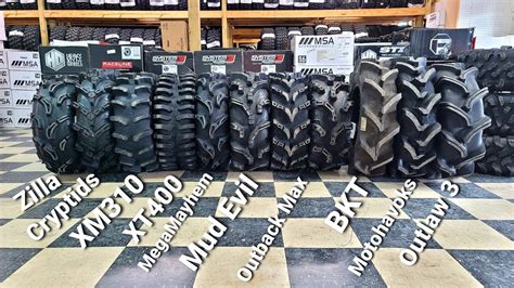 The BEST Mud Tires For ATVs SxS 2021 Comparison Weight Design ITP