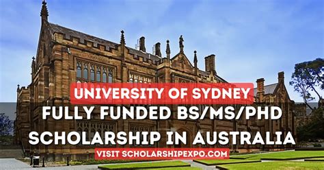 University Of Sydney Scholarships 2024 In Australia Fully Funded