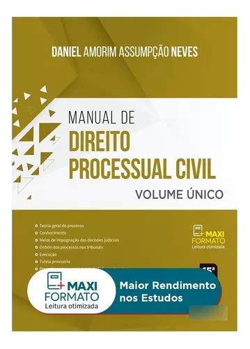 Manual De Direito Processual Civil Volume Unico 15ª Edição 2023