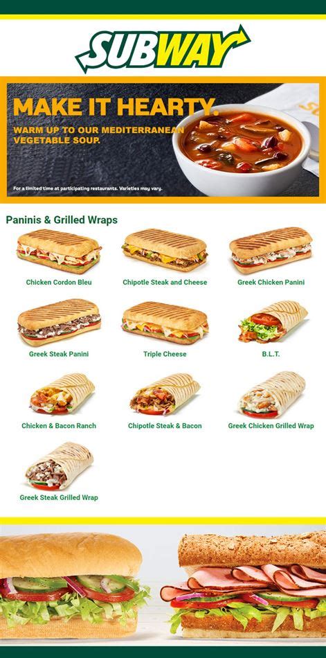 Subway Menu & Deals Canada