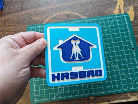 Hasbro Company 3D Printed Art Logo Toy Toys Stand Shelf Display Wall - Etsy