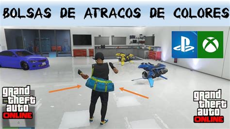 Bolsas De Atracos De Colores Gta V Online Ps Youtube