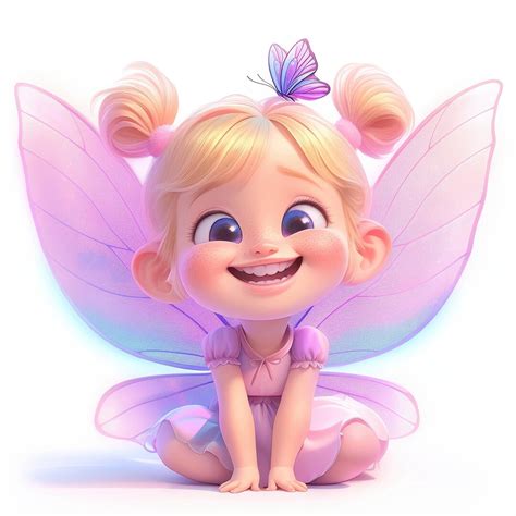 16 Cute Blonde Fairy Clipart Bundle Kawaii Fairies Pink Fairy High Quality Jpgs Illustrations