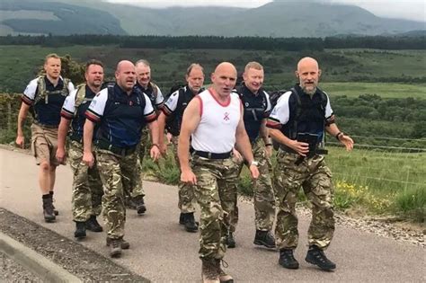 Former Royal Marines Commandos Complete Epic Speed March Challenge For