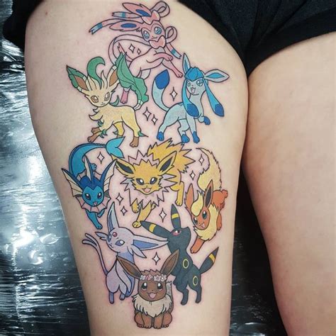 Pin By Sunny Malcolm On Tattoos Piercings Pokemon Tattoo Evolution