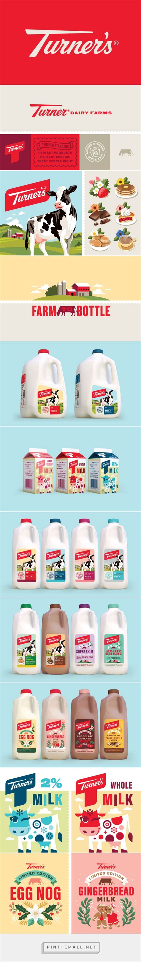 Turners Dairy Dairy Packaging Packaging Design Packaging Design