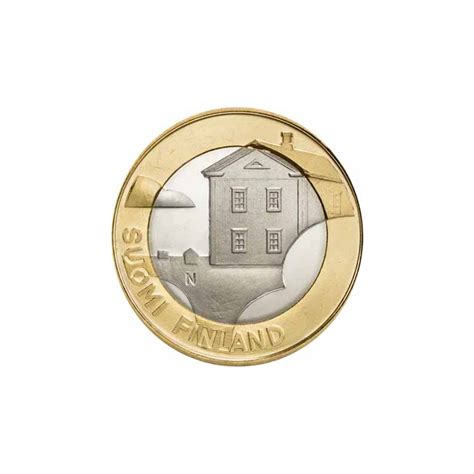 Finnland 5 Euro Provinz Ostrobothia Trad Haus Bauwerke 2013 Bfr