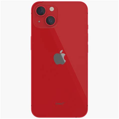 Red Apple iPhone 13 3D Model $19 - .3ds .blend .c4d .fbx .max .ma .lxo ...