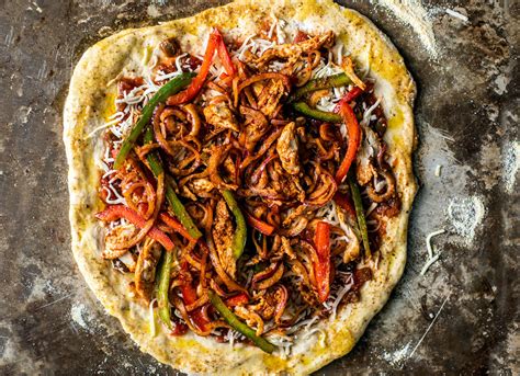 Chicken Fajita Pizza Killing Thyme