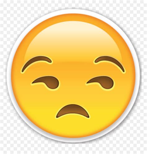 Annoyed Emoji , Png Download - Transparent Background Smirk Emoji, Png ...