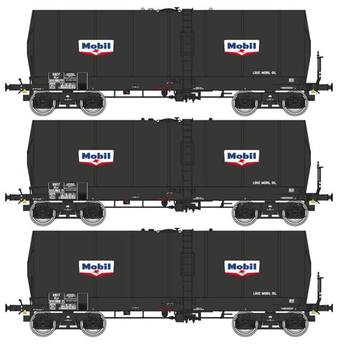 Set Wagons Citernes Fauvet Girel Mobil Sncf P Iii Ree Modeles Ree