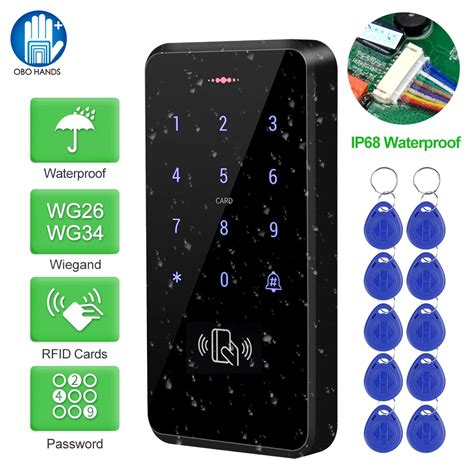 Ip Waterproof Rfid Khz Standalone Access Control Keypad With Touch