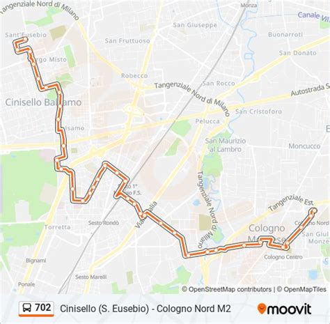 Linea 702 Orari Fermate E Mappe Cologno Nord M2 Aggiornato