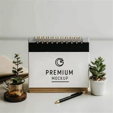 Premium Psd Desk Calendar Mockup Psd