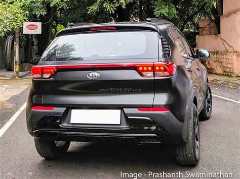 Kia Sonet Bookings Cross 50k - Owner Applies Matte Black Wrap At Rs 1 Lakh