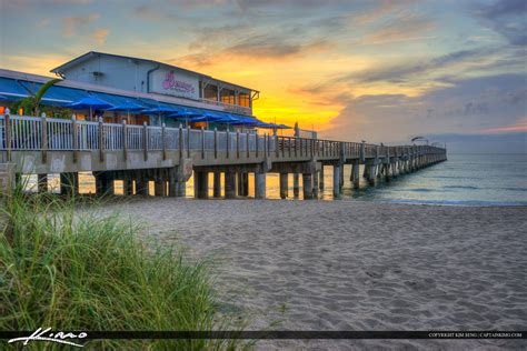 Sunrise at the Lake Worth Pier Florida | Royal Stock Photo