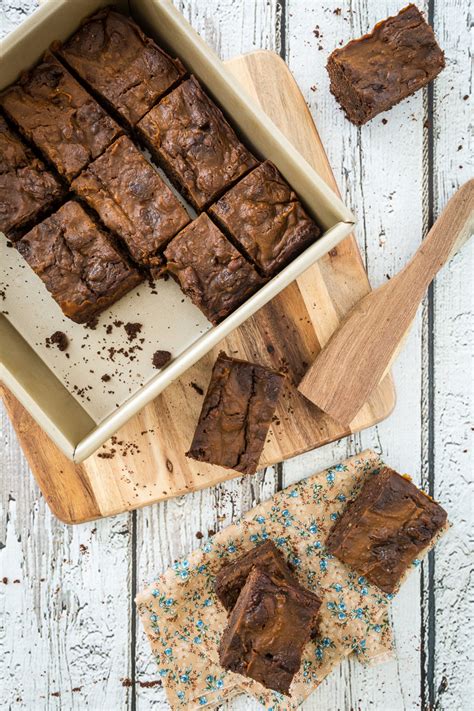 Vegan Gluten Free Pumpkin Swirl Brownies