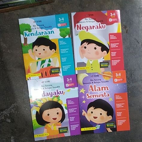 Jual BUKU AKU SENANG BERMAIN DAN BELAJAR TEMATIK Kendaraan Negaraku