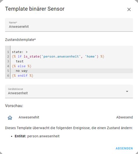 Template binary sensor in the UI and state change - Frontend - Home Assistant Community