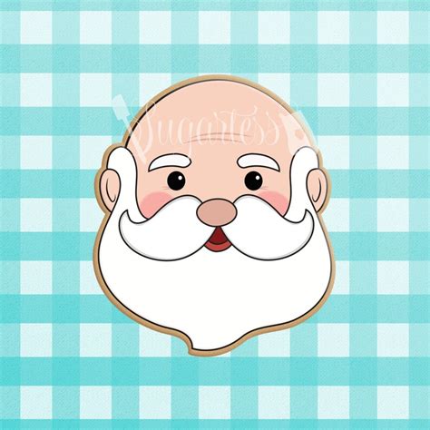 Santa Claus Bald Head Cookie Cutter - Etsy