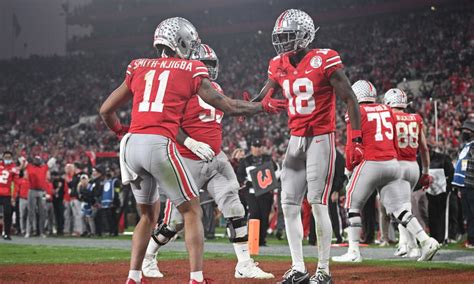 Ohio State Wr Marvin Harrison Jr Weighs In On Best Receiver Room Ever