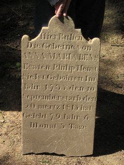 Anna Maria Bens Senft 1735 1815 Find A Grave Memorial In 2022