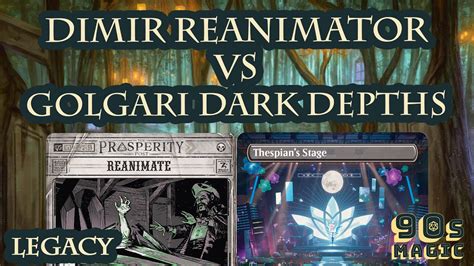 Golgari Turbo Dark Depths Vs Dimir Reanimator Mtg Legacy Youtube