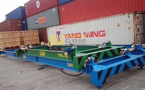 Ft Ft Semi Automatic Container Lifting Beam Iso Dry Container