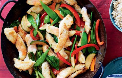 Fish And Vege Stir Fry Healthy Food Guide