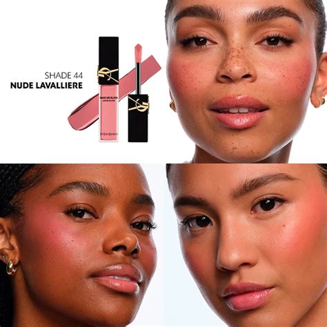 Rubor Líquido YSL Make Me Blush 44 Nude Lavallière MiBelleza