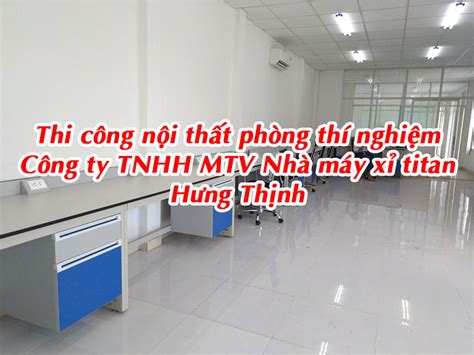 Thi C Ng N I Th T Ph Ng Th Nghi M C Ng Ty Tnhh Mtv Nh M Y X Titan