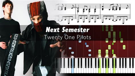 Twenty One Pilots Next Semester Piano Tutorial Youtube