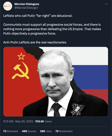 The Marxists Who Think Putin Is The Anti Imperialist R Contrarianleft