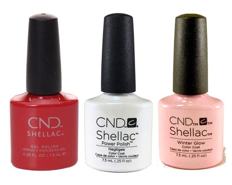 Cnd Shellac Nail Polish Offbeat Negligee Winter Glow