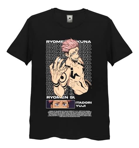 Camiseta Sukuna Mercadolivre