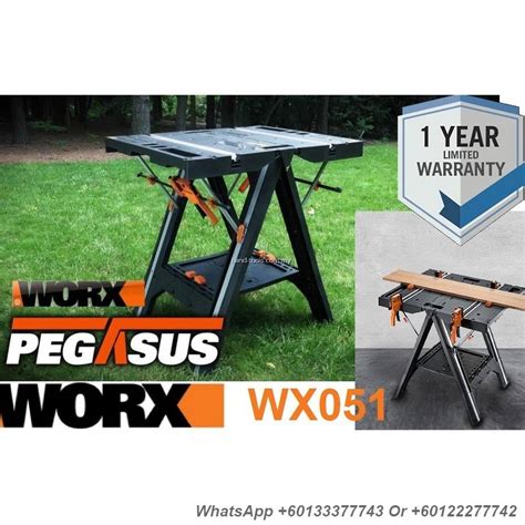 Worx WX051 Pegasus Folding Work Table & Sawhorse