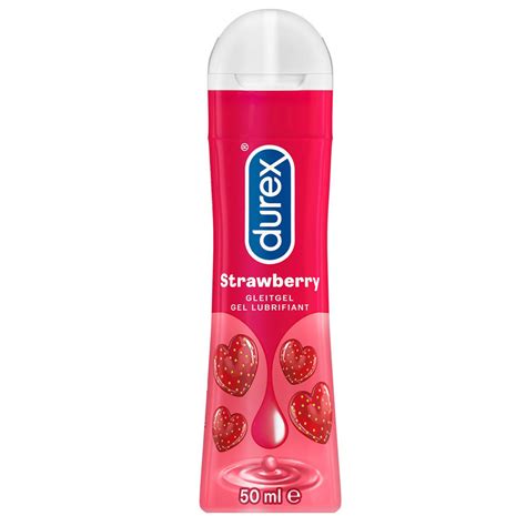 Durex Play Strawberry Gel Lubricant 50mls Lifes Too Fun