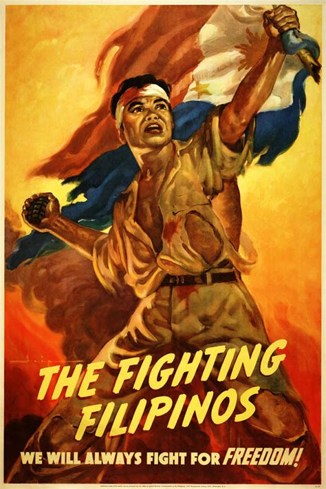 Military Poster Print The Fighting Filipinos Pritzker Military