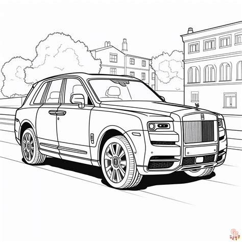 Printable Rolls Royce Coloring Pages Free For Kids And Adults