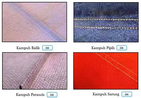 Macam Macam Kampuh Jahitan | Mikirbae.com