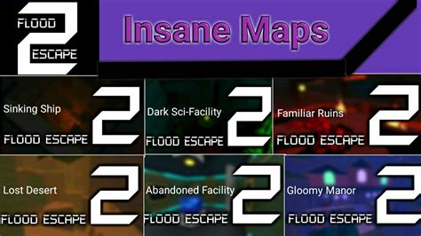 Roblox Flood Escape 2 Maps