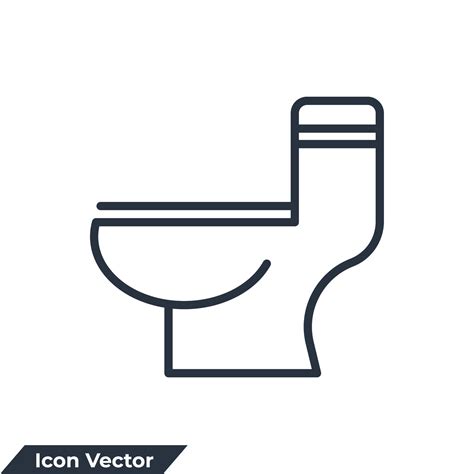 Ic Ne De Toilette Logo Illustration Vectorielle Mod Le De Symbole De