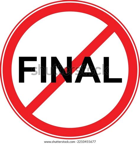 funny road sign  final vector stock vector royalty