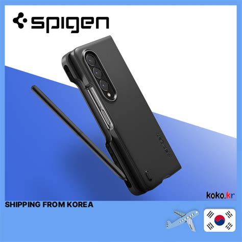 SPIGEN Galaxy Z Fold 4 Case Thin Fit P S Pen Storage Galaxy Z Fold 4